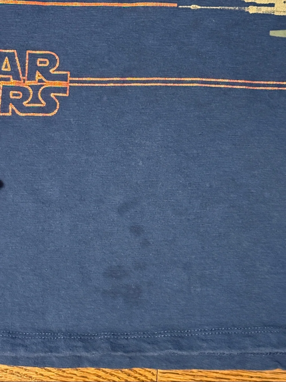 Size 8/M boys long sleeve t-shirt with Star Wars print.